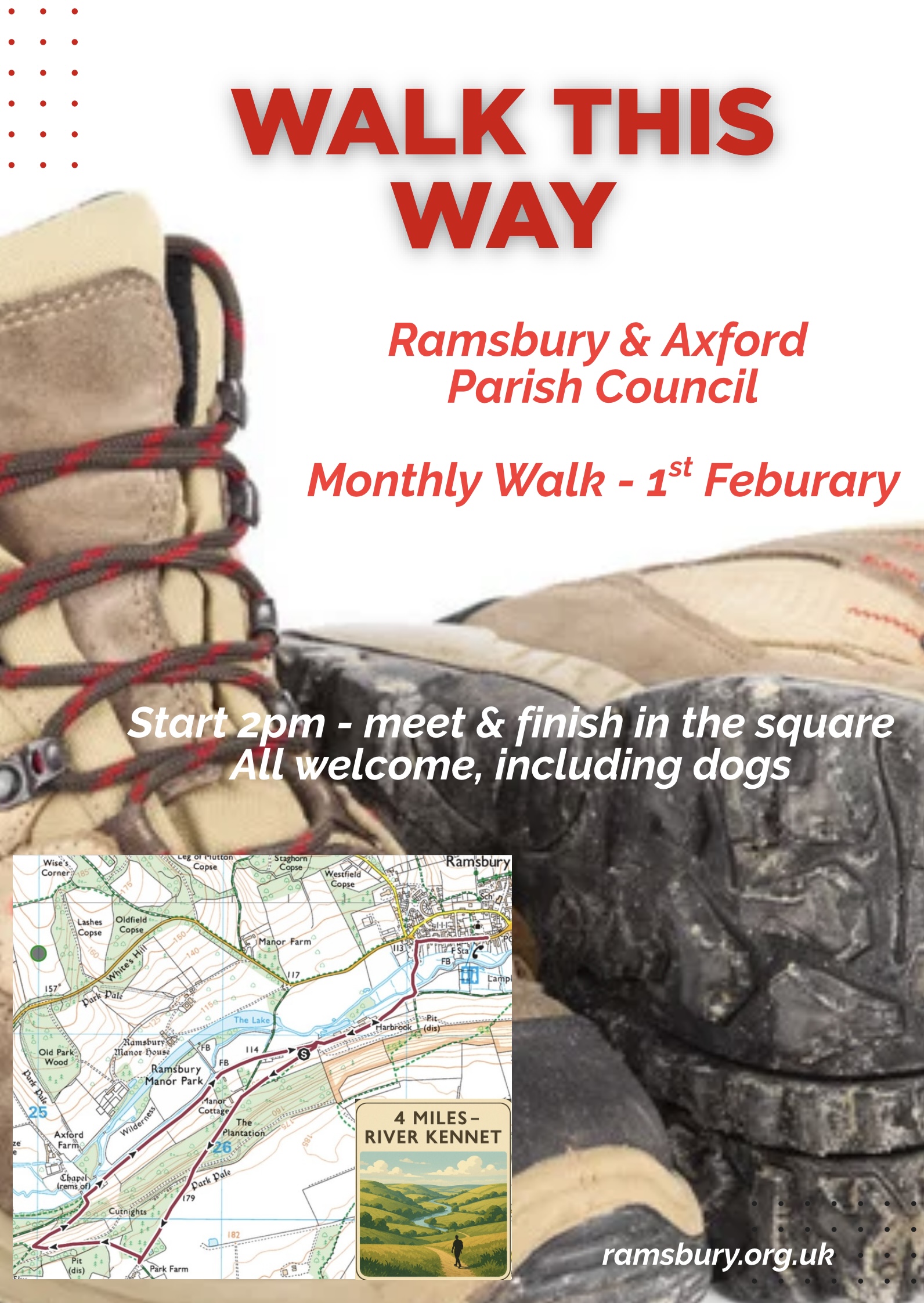 Poster for next months walk